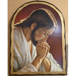 Gesù in preghiera 40*50 cm...