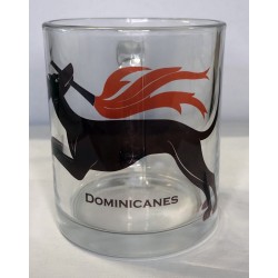 Glass mug with Dominican...