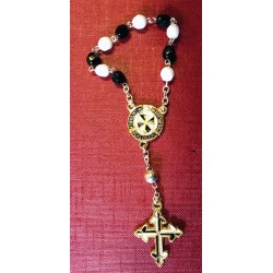 Crystal one-decade rosary....
