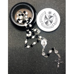 6 mm crystal rosary with...