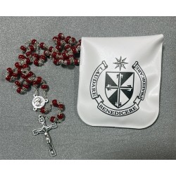 Rosario in vetro con catena...