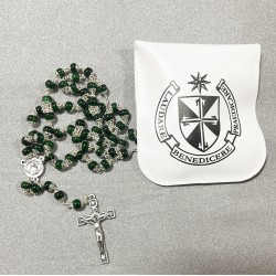 Rosario in vetro con catena...