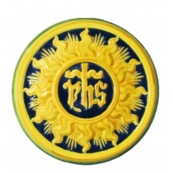 Tondo medio in ceramica con...