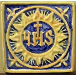 Ceramic tile with a symbol...