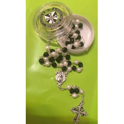 6 mm crystal rosary with...