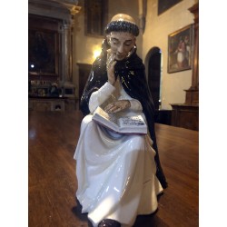 Saint Dominic statue ceramic