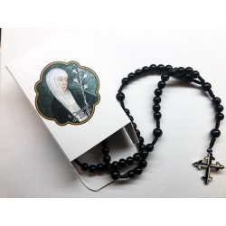 MM8 ROSARY IN BLACK WOOD...